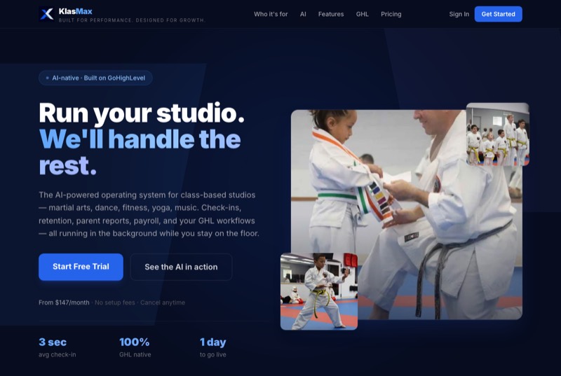KlasMax website