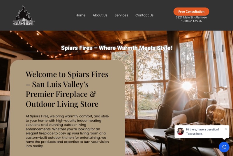 Spiars Fires website
